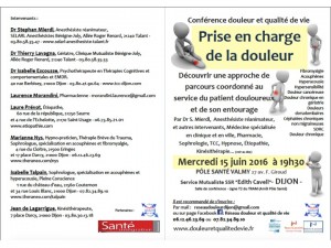 Conférence douleur